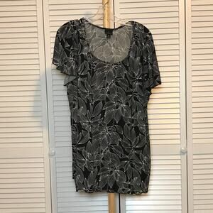Worthington Scoop Neck Short Sleeve Blouse 3X